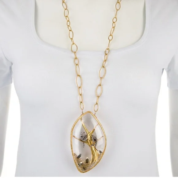 Alexis Bittar Panther pendant necklace - beautiful and unique - Picture 2 of 5